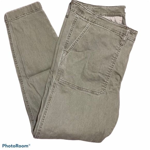 𝅺J Crew E7630 Skinny cargo pants Olive‎ Green Size 32 - Picture 1 of 8